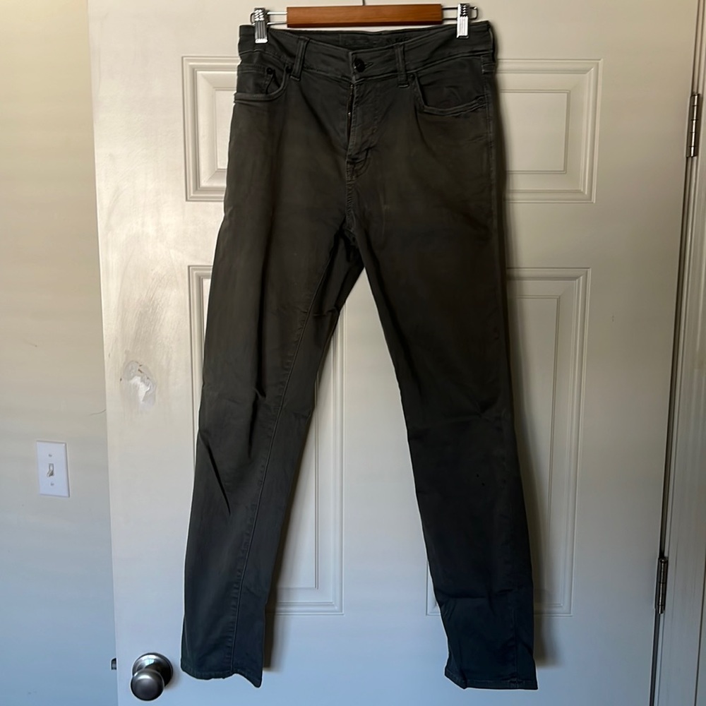 American Eagle Mens Gray Chino Pants